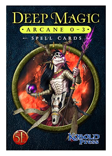 Deep Magic Spell Cards: Arcane 0-3 5th Edition Compatible