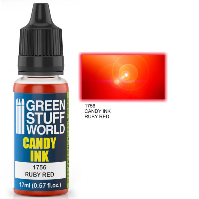 Green Stuff World –Candy Ink for Models and Miniatures Ruby Red 1756