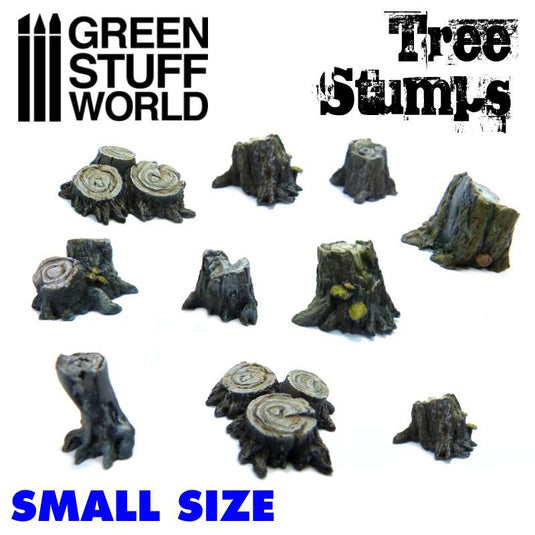 Green Stuff World Small Tree Stumps 1685