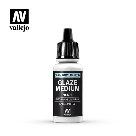 Vallejo Acrylic Paint, Glaze Medium 17ml