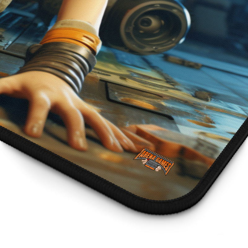 Load image into Gallery viewer, Design Series Sci-Fi RPG - Anime Punk Fixer #2 Neoprene Playmat, Mousepad for Gaming
