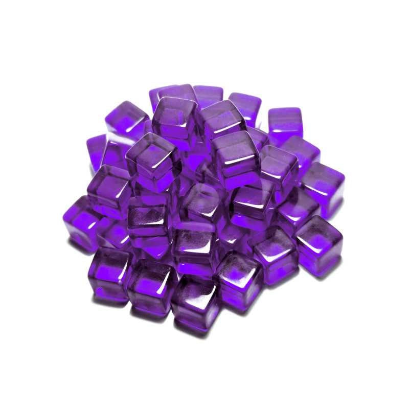 Load image into Gallery viewer, Green Stuff World Gaming Tokens x50 - Purple Cubes 10mm 3785
