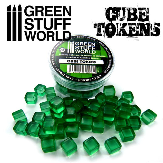 Green Stuff World Green Cube tokens 1564