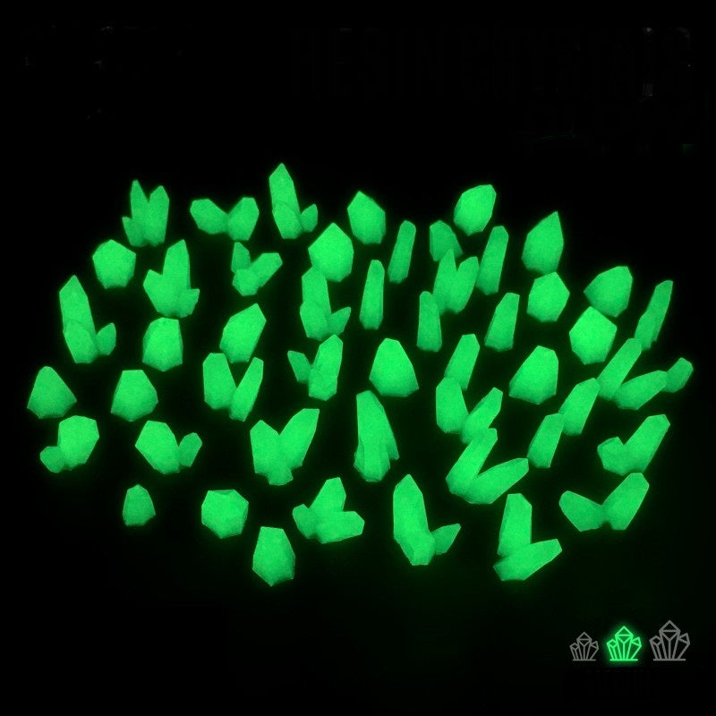 Load image into Gallery viewer, Green Stuff World for Models and Miniatures – Green Glow Resin Crystals – Medium 10392
