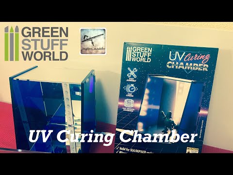 Load and play video in Gallery viewer, Green Stuff World for Models and Miniatures UV Curing Chamber 11118
