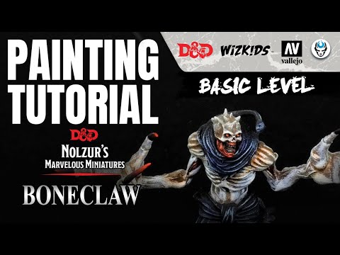 Load and play video in Gallery viewer, Dungeons &amp; Dragons Nolzur&#39;s Marvelous Miniatures: Paint Night Kit #6 - Boneclaw
