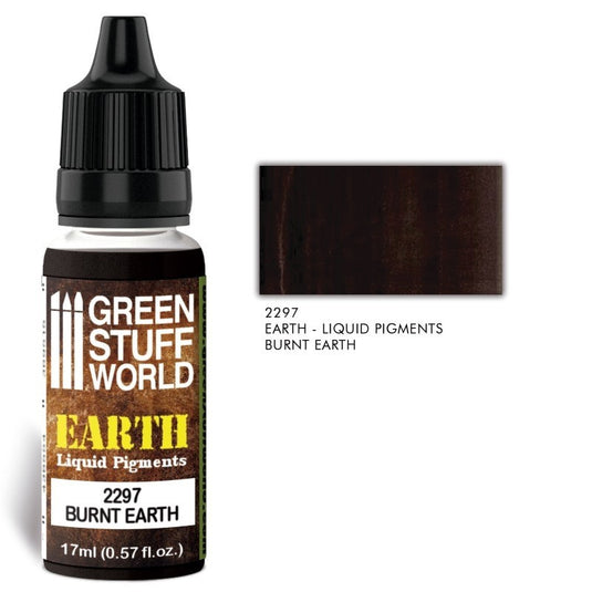 Green Stuff World for Models & Miniatures Liquid Pigments Burnt Earth 2297