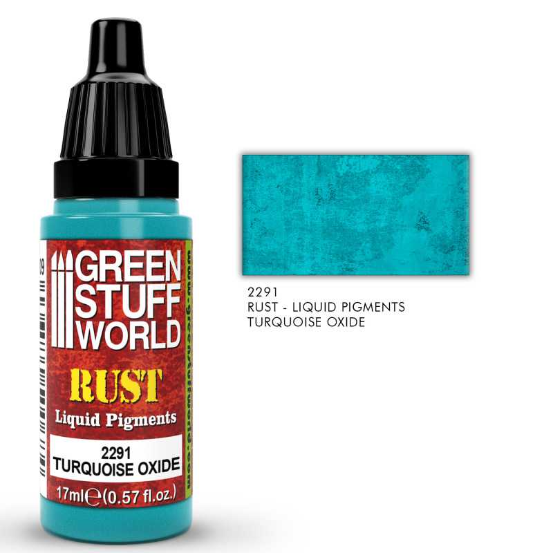 Load image into Gallery viewer, Green Stuff World for Models and Miniatures Liquid Pigments: Turquoise Oxide 2291
