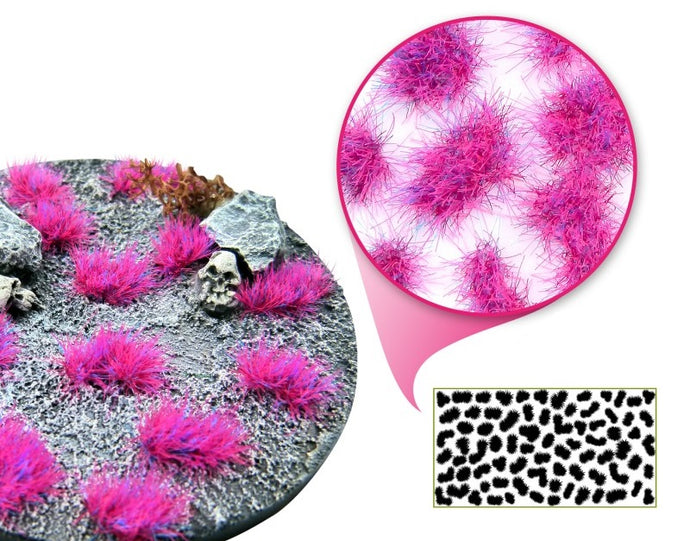 Green Stuff World Martian Tufts for Models and Miniatures – Andromeda Pink 6mm 10682