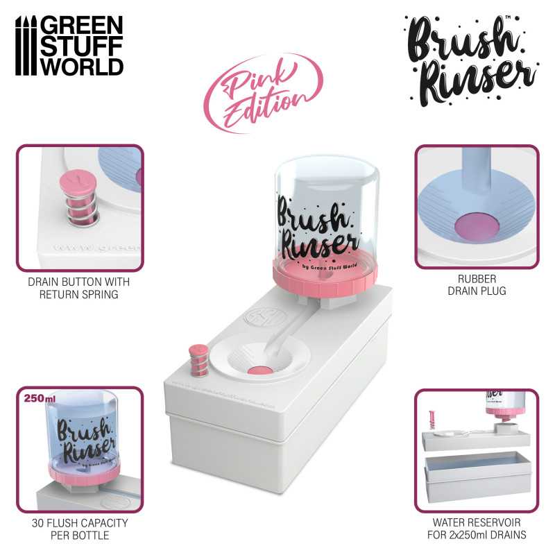 Load image into Gallery viewer, Green Stuff World Brush Rinser 11792 Pink Edition
