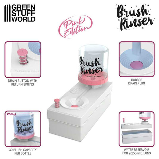 Green Stuff World Brush Rinser 11792 Pink Edition
