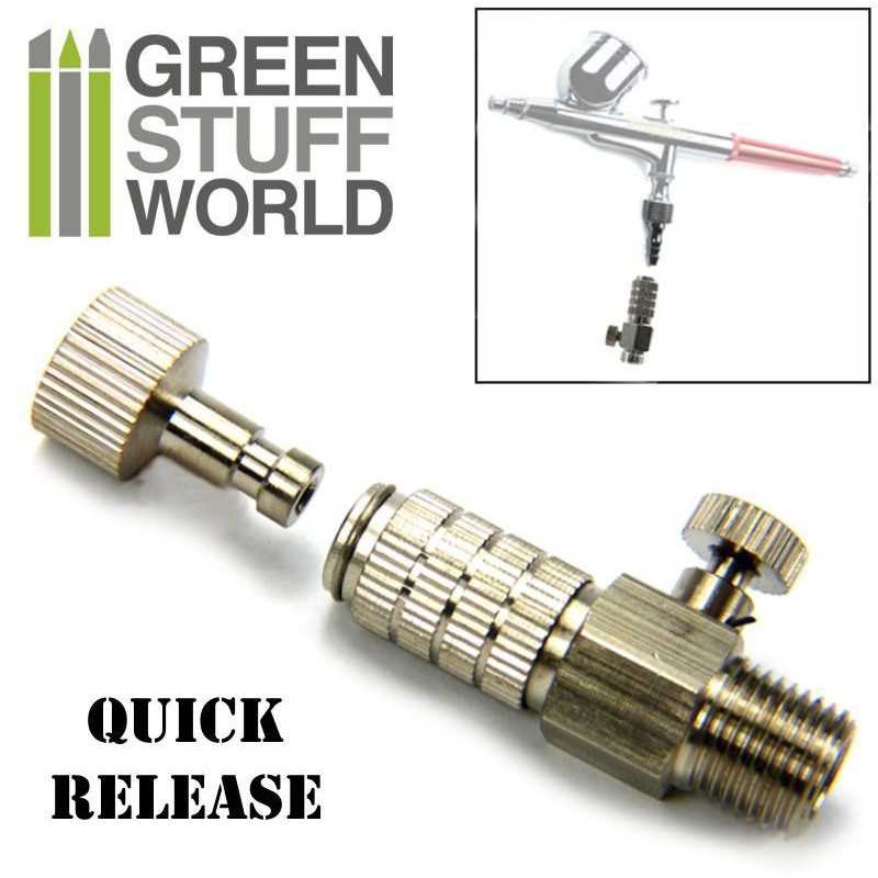 Load image into Gallery viewer, Green Stuff World for Models &amp; Miniatures Quick Release Adaptor for Airbrush 1533
