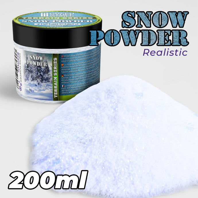 Green Stuff World Realistic Model Snow Powder 200ml 11190