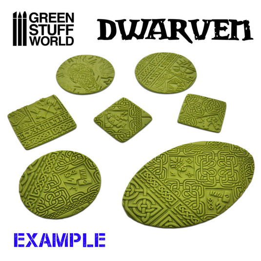 Green Stuff World Rolling Pin – Dwarven 2386