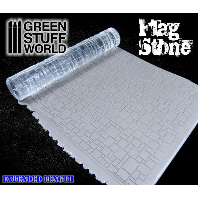 Load image into Gallery viewer, Green Stuff World Rolling Pin Flagstone 1676
