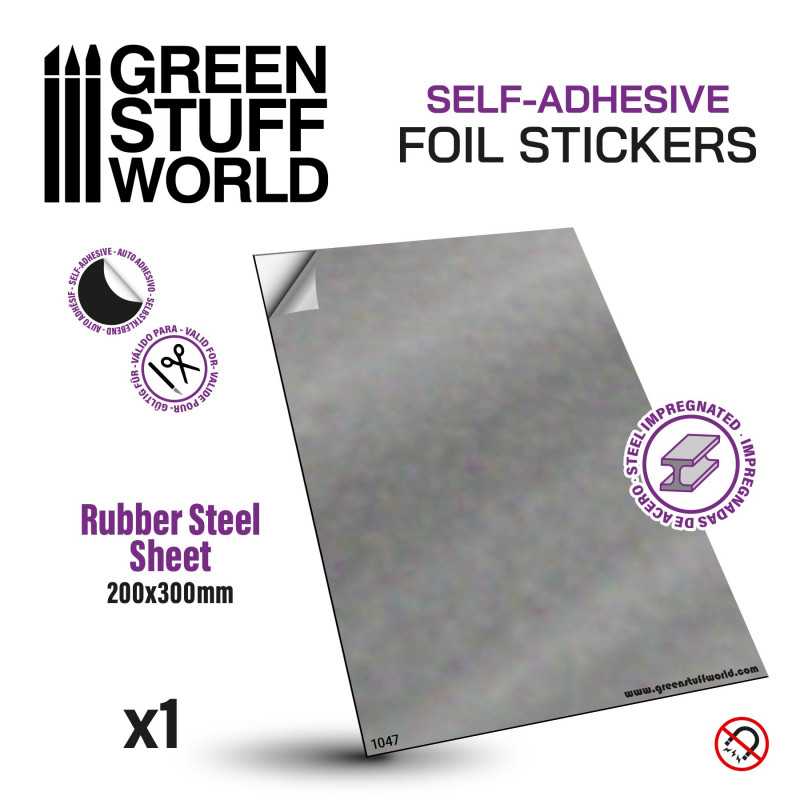 Load image into Gallery viewer, Green Stuff World Rubber Steel Sheet - Self Adhesive 1047
