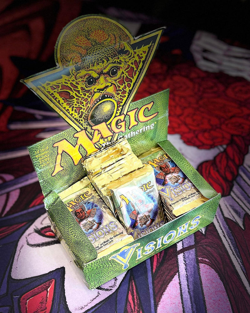 Magic The Gathering: Visions Booster Pack 1997 Sealed Cobbco Magic The Gathering: Visions Booster Pack 1997 Sealed Cobbco